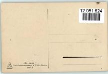 Uppercut - Federzeichnung von A. Walter Boxen Künstlerkarte
