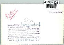 97725 W8731 Langendorf , Unterfr FOTO KEINE AK Pension A. Ernst