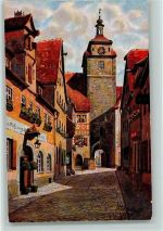 W8803 Rothenburg ob der Tauber Georggasse - Nr. 908 Bodensee Verlag Marschall, V. Künstlerkarte