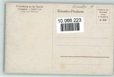 W8803 Rothenburg ob der Tauber Georggasse - Nr. 908 Bodensee Verlag Marschall, V. Künstlerkarte