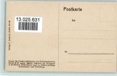 Spenden AK Verein für Volkskinderküchen - Friedensengel und Kinder Kriegsnot Künstlerkarte