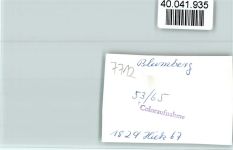 78176 W7712 Blumberg , Baden FOTO KEINE AK