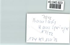 79415 W7848 Bamlach FOTO KEINE AK Haus Springer