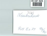 75385 W7265 Neubulach FOTO KEINE AK zum Stollen