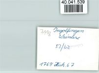 74653 W7118 Ingelfingen FOTO KEINE AK Weinlese