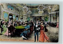 Casino Monte Carlo - Table de roulette 1912 AK Roulette