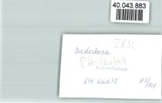 27624 W2852 Bederkesa FOTO KEINE AK Pferdestall