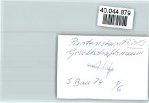 97846 W8775 Partenstein im Spessart FOTO KEINE AK Hotel Hirtenhof