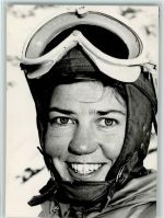 Waltraud „Traudl“ Hecher-Görgl Original Autogramm Ski