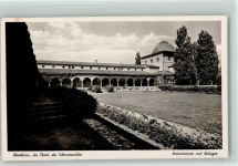 W7530 Pforzheim Krematorium mit Anlagen 1952 AK Tod