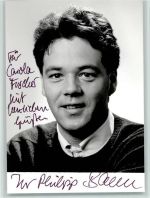 Original Autogramm Philipp Baum, ZDF Ansager Deutscher Fernsehfunk