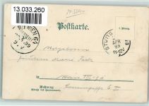 W7000 Stuttgart Altes Schloss und Rossbändiger 1899 litho Münch, C.