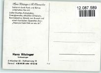Hans Ritzinger Original Autogramm Musiker