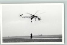 Fliegendes Wasserwerk in der Luft Foto keine Ak Hubschrauber