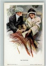 Nr. 186 - Buch lesen auf dem Promenadendeck- Glamour Fisher, H. Künstlerkarte