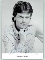 Herbert Gogel Original Autogramm Schlagersänger