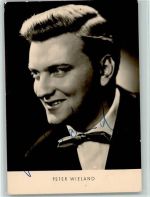 Peter Wieland Original Autogramm Schlagersänger