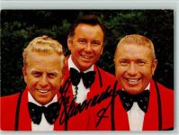 Die drei lustigen Moosacher Volksmusik Original Autogramm Musiker