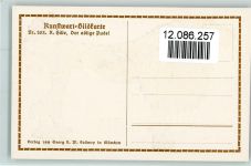 Nr. 203 - sign Hille - der adlige Pudel -Hunde Kunstwart Postkarte
