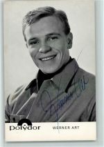 Werner Art Original Autogramm Schlagersänger