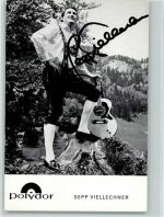 Sepp Viellechner Volksmusik Original Autogramm Schlagersänger