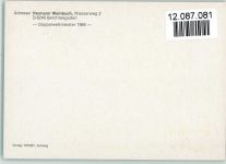 Hermann Weinbruch beim Absprung Original Autogramm Ski