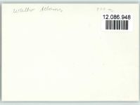 Walter Adams Mittelstreckenläufer Original Autogramm, kein Foto, keine Ansichtskarte Leichtathletik