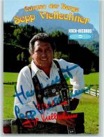 Sepp Viellechner Volksmusik Original Autogramm Schlagersänger