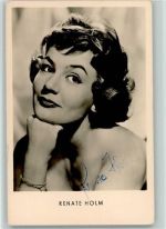 Renate Holm 1957 Original Autogramm Opernsänger
