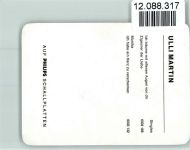 Ulli Martin Original Autogramm Schlagersänger