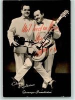 Charly & Heiner Gesangs Parodisten Original Autogramm Musiker