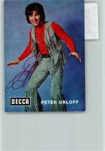 Peter Orloff Original Autogramm Schlagersänger
