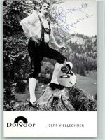 Sepp Viellechner Volksmusik Original Autogramm Schlagersänger