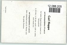 Carl Hoppe Original Autogramm Schlagersänger