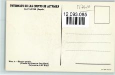Nr. 6 Bisonte - Policromia de H. Breuil - Patronato de las Cuevas de Altamira Dinosaurier Künstlerkarte