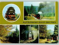 Harzquerbahn 1985 AK Lokomotiven Harzbahn