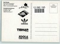 Original Autogramm - Ralf Wosik Tischtennis