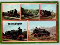 Museumsloks im Einsatz - 5 Abbildungen ca 1984 AK Lokomotive