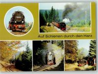 auf Schienen durch den Harz - Harzquerbahn Lok 99-0232-1 AK Harzbahn