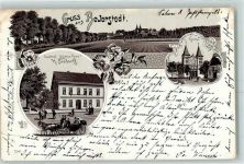 27616 W2855 Beverstedt Karte beschädigt Gasthaus Goldene Krone H. Seedorf Kirche