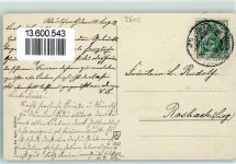 42489 W5603 Wülfrath 1912 - Post mit Kriegerdenkmal Straßenbahn