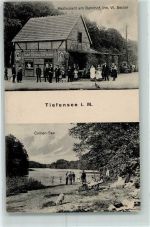 16356 O1311 Tiefensee b Bad Freienwalde - Restaurant am Bahnhof Inh. W. Seidel Camen-See