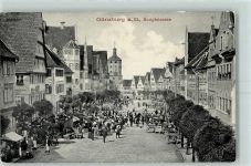 89312 W8870 Günzburg - Hauptstraße Marktszene