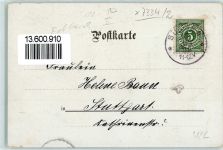73054 W7334 Süßen 1899 Karte beschädigt Gasthaus Zum Pelikan Ramsberg Ruine Scharffenschlösschen Staufeneck Lithographie