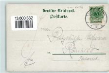 98553 O6056 Schleusingen Lithographie Hotel Weisses Ross