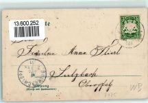 92685 W8485 Floß 1903 Lithographie Marktplatz Flossbach