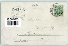72555 W7430 Metzingen , Württ 1904 Lithographie Hotel Sprandel Bahnhof Rathaus