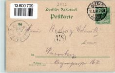 31073 W3223 Delligsen 1897 Lithographie Kirche Eisenwerk Carlshütte
