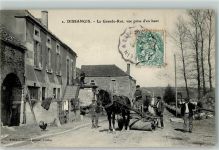 89440 Dissangis 1907 - Lan Grande Rue AK Tiergespann Walze AK
