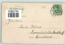 Tondern Tonder 1904 Lithographie Gruss aus Westerstraße , Manufactur Bock & Speckhahn , Kunstanstalt Rosenblatt 8041